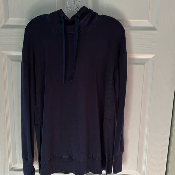 Athleta hoodie size xs color dark blue arm pit to arm pit 20 inch - Picture 1 of 4